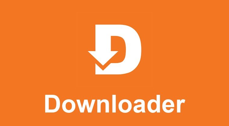 App Downloader — o ícone é laranja